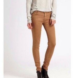 J Brand for Nordstrom Ginger Brown Super Skinny Jeans. Size 28.